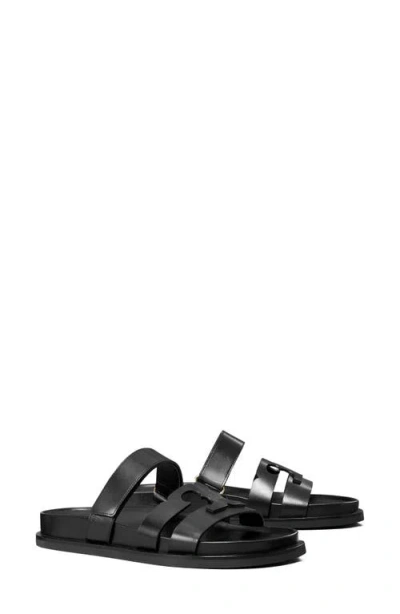 Tory Burch Ines Sport Slide Sandal In Perfect Black