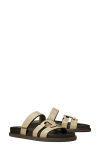 Tory Burch Ines Sport Slide Sandal In Stormy Gray/cocoa