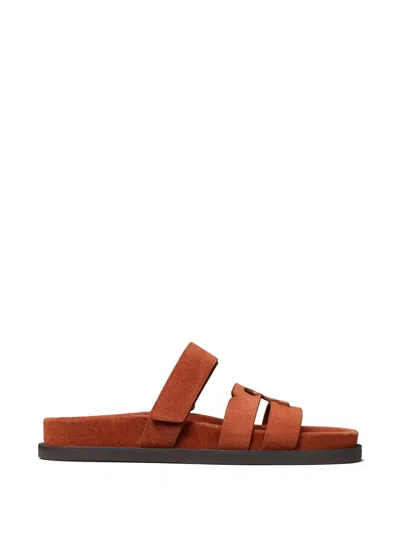 Tory Burch Ines Sport Slides In Orange