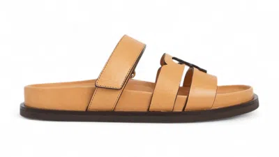 Pre-owned Tory Burch Ines Sport Slippers (women's) Sneakers In Brown