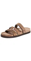 Tory Burch Ines Sport T Slides River Rock In River Rock