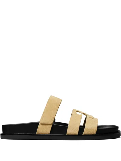 Tory Burch Ines Suede Slides In Neutrals
