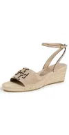 Tory Burch Ines Wedge Espadrilles 50mm Ceramic Taupe In Ceramic Taupe