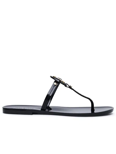 Tory Burch Mini Miller Jelly Thong Sandals In Black