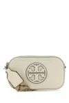 TORY BURCH IVORY LEATHER MINI MILLER CROSSBODY BAG