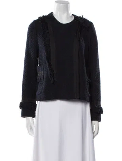 Pre-owned Tory Burch Jacket In Black