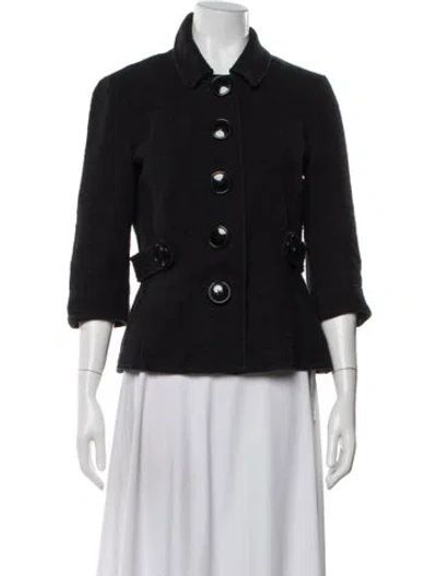 Pre-owned Tory Burch Jacket In Black