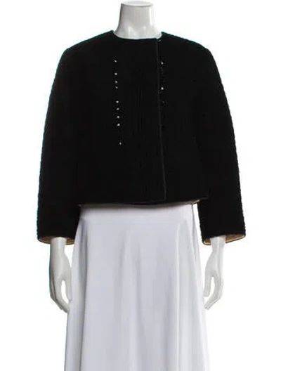 Pre-owned Tory Burch Jacket In Black