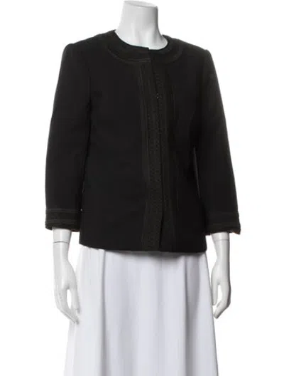 Pre-owned Tory Burch Jacket In Black