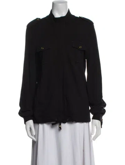 Pre-owned Tory Burch Jacket In Blue