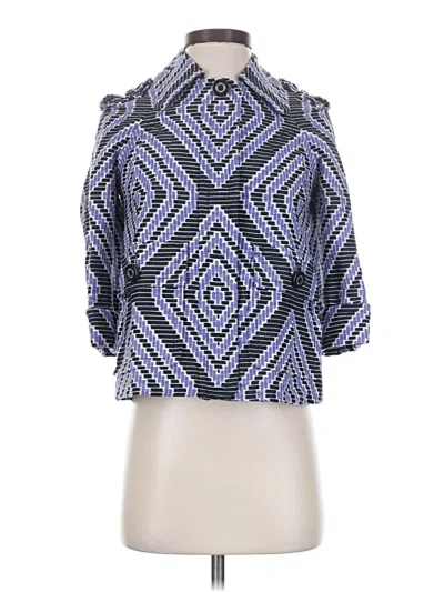 Pre-owned Tory Burch Jacket In Blue