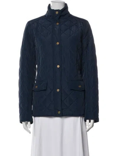 Pre-owned Tory Burch Jacket In Blue
