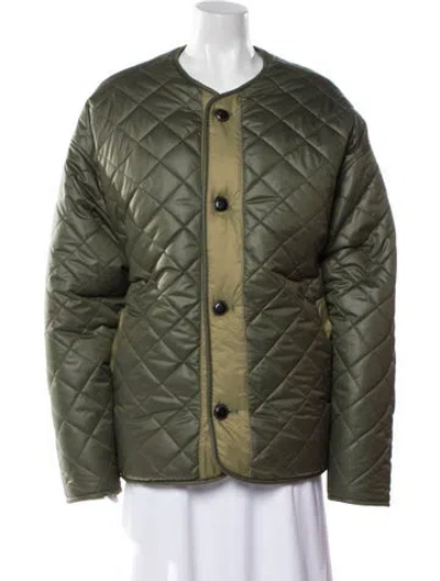 Pre-owned Tory Burch Jacket In Green
