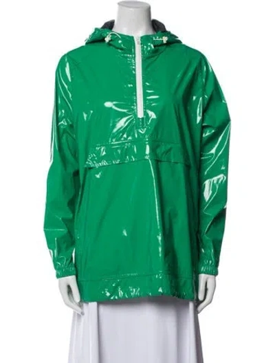 Pre-owned Tory Burch Jacket In Green