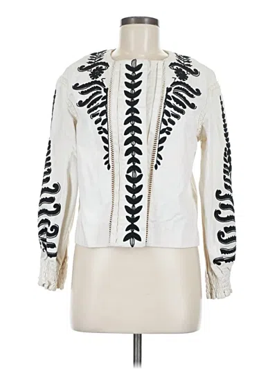 Pre-owned Tory Burch Jacket In Ivory