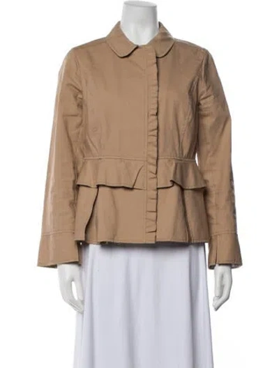 Pre-owned Tory Burch Jacket In Neutrals