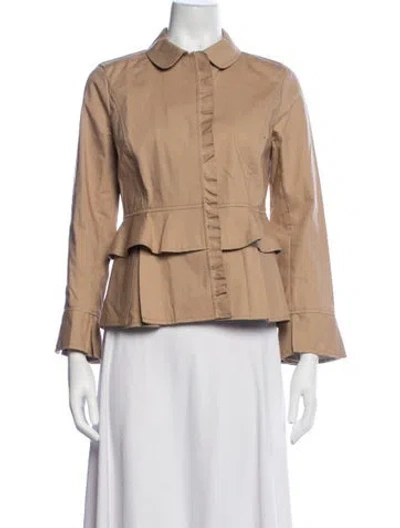 Pre-owned Tory Burch Jacket In Neutrals