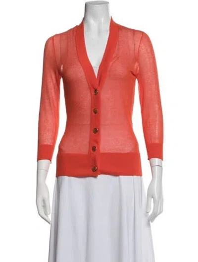 Pre-owned Tory Burch Jacket In Pink