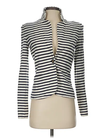 Pre-owned Tory Burch Jacket In Silver