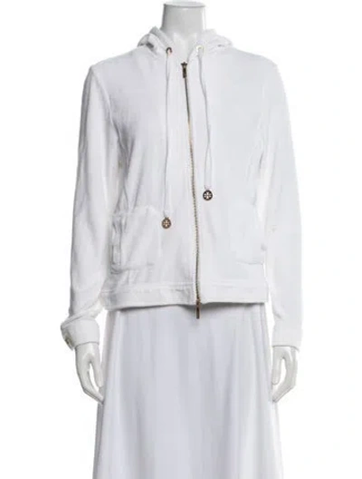 Pre-owned Tory Burch Jacket In White