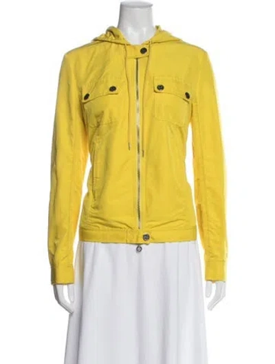 Pre-owned Tory Burch Jacket In Yellow