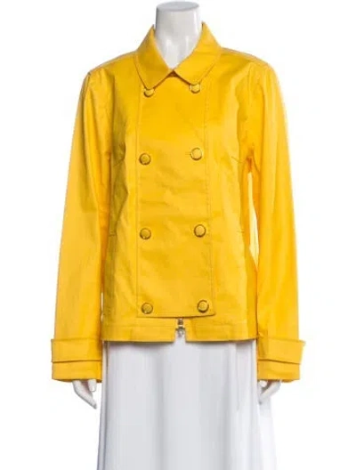 Pre-owned Tory Burch Jacket In Yellow