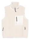 Tory Burch Zip Pocket Gilet In Neutral