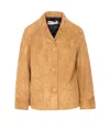Tory Burch Structured Jacket With Tailored Silhouette In Brown