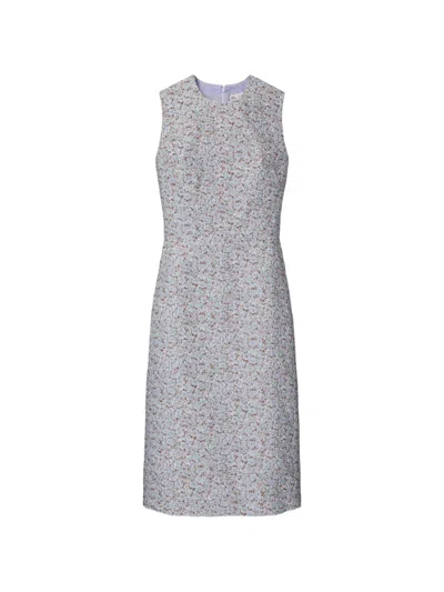 Tory Burch Jacquard Dress In Gray
