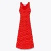 Tory Burch Jacquard Dress In Pepperoncini Nothing Ditsy