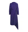 Tory Burch Jacquard Midi Dress In Blue