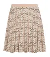 Tory Burch Embroidered Pleated Viscose Blend Skirt