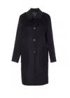 Tory Burch Jacquard T-monogram Coat In Black