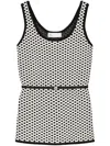 TORY BURCH JACQUARD TOP