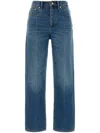 Tory Burch Customizable Belt Cropped Flare Jeans