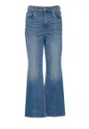 Tory Burch Mid-rise Straight-leg Denim Jeans In Blue