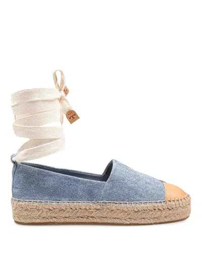TORY BURCH JEANS EXPADRILLE WITH JUTE SOLE