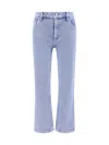Tory Burch Jeans  Woman Color Ice In Ice Blue