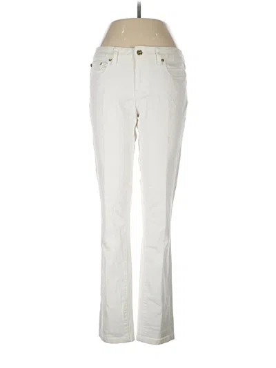 Pre-owned Tory Burch Jeans In Ivory
