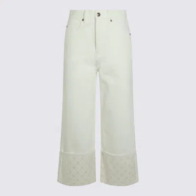 Tory Burch Jeans Light And Natural In White
