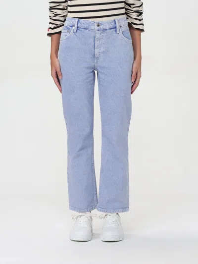 Tory Burch Jeans  Woman Color Ice In Blue