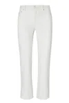 Tory Burch Jeans In Denim Bianco  Donna In Bianco