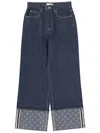 Tory Burch Jeans With Lapels In Blue