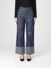 Tory Burch Jeans Woman  In Blue