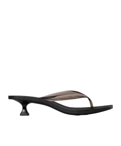 Tory Burch Jelly Heel Flip-flop In Black