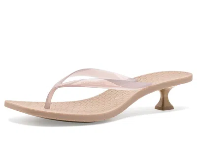 Tory Burch Jelly Heels Flip-flops 40mm Women's Sandals Almond Flour/almond Flour: 8 M In Neutral