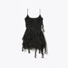 Tory Burch Jellyfish Jersey Dress In Black