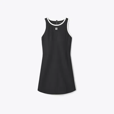 Tory Burch Jersey Racerback Tennis Dress In Black