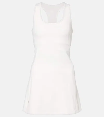 Tory Burch Jersey Tennis Dress In Snow White