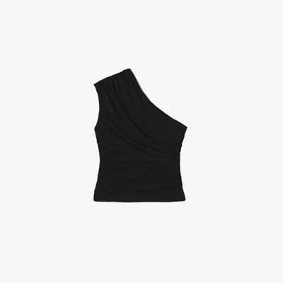 Tory Burch Jersey Top In Black